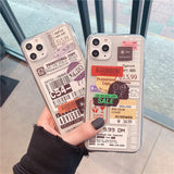 Barcode Pattern Mobile Phone Case