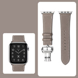 Butterfly Clasp Hand-stitched Strap for Smartwatch (Smartwatch not Included)