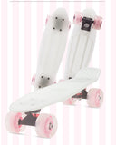 Plastic Four-wheel Fish Skateboard with Flashing Wheels – Single Curve Road Gadget