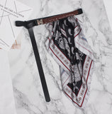 Vintage Fashion Punch-free Scarf Belt