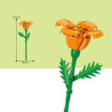 Building Blocks, Flower Decoration Bouquet Rose Assembled Toy