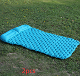 Tent Air Camping Mats, Inflatable Cushion Double Outdoor Picnic Beach Two-plaid Blanket, Baby Pad Home Rest Soft Mattress