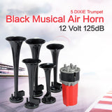 12V Universal Multi-tone Five-pipe Flute Horn