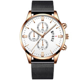 Business Luxury Gifts for Men, Mesh Band Quartz Watch
