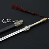 Shaoshi Kiss Neck Sword Collectible – All-metal Zinc Alloy Decorative Weapon Model Ornament
