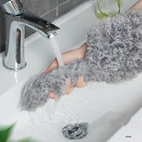 Telescopic Pole, Washable Easy Apply Long Handle Extendable Duster, Static Stainless Steel, Lengthen Roof Cleaning, Bendable Brush