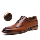 Sponge Leather Gentleman Men's Shoes