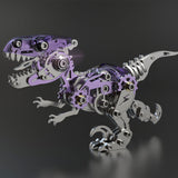 3D Metal Dinosaur Assembly Model Puzzle Toy – Mechanical DIY Educational Collectible