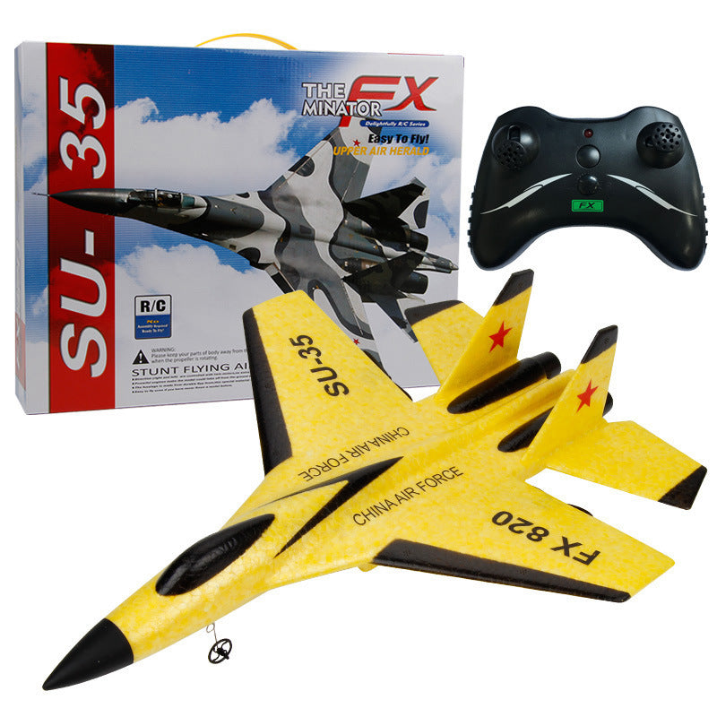 Electric RC Fighter Jet Airplane Toy – Remote Control Foam Glider for ...