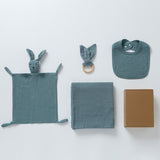 Pure Cotton Baby Drool Towel & Soothing Gauze Toy Set