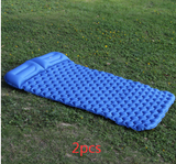 Tent Air Camping Mats, Inflatable Cushion Double Outdoor Picnic Beach Two-plaid Blanket, Baby Pad Home Rest Soft Mattress
