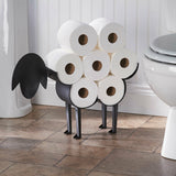 Sheep Toilet Paper Holder – Freestanding Bathroom Tissue Roll Storage Rack