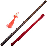Handmade Purple Bamboo Flute – G/F Key Traditional Chinese Xiao Musical Instrument for Beginners