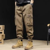 Men's Spring and Summer Plus Size Deep Cargo Casual Pants