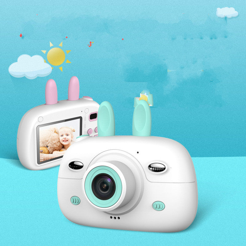 Kids' Dual Lens Cartoon Rabbit Camera – 1080P HD Video Recorder with F ...