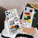 Barcode Pattern Mobile Phone Case
