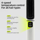 LCD USB Charging Straight Comb, Negative Ion Lazy Hair Straightener, Curly Hair, Dual-use Broken Hair Finishing Device