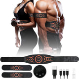 EMS Massage Belt, Abdominal Stickers, Exercise Muscle Strengthening Lazy Fitness Tool