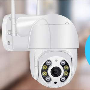 Cross-border New Wireless WiFi Surveillance Camera, Dual Light Source AI Intelligent Monitoring Ball Machine with Cloud Storage