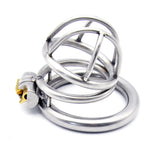 Prison Bird, Stainless Steel Chastity Lock, Catheter Device