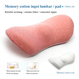 Lumbar Support Pillow for Side Sleepers and Pregnancy – Ergonomic Back Support Cushion for Chair and Car Seat