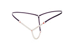 New Women's Ultra-fine, Sexy Pearl Massage, T-back, Hot Underwear