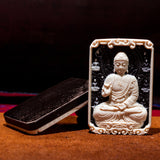 Horns Inlaid with Ox, Symbolic Bone Carving Art