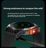HT22 Outdoor Smart Watch – Bluetooth Calling, Compass, Flashlight & Heart Rate Tracking