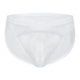 Men's Low Waist Transparent Mesh Briefs