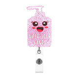 Acrylic Love, Apron's Buckle Clip Brooch for Hanging IDs