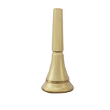 Pure Brass Round Horn, Gold Silver Mouth, Trumpet Accessories