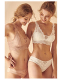Laceless Gathering, Bra Underwear Set