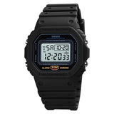 Shockproof Plastic, Digital Electronic Watch