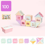Kids Building Blocks House Set – Large Particle Puzzle Assembly Learning Toy