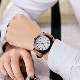 Cool Fashion Watch Brand, Men Students' PU Belt Watches