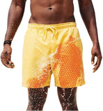 Thermochromic Color-changing Beach Shorts – Kids & Adults Summer Swimwear