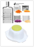 Stainless Steel Kitchen Grater – Vegetable Slicer and Peeler Gadget