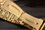Luxury Brand Men and Women's Gold Dress Stainless Steel Watches