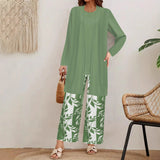 Women's Coat, Vest and Pants, Three-piece Elegant Suit