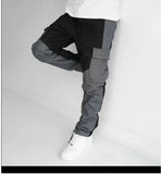 Men's Loose Feet, Large Pocket Stitching Trousers