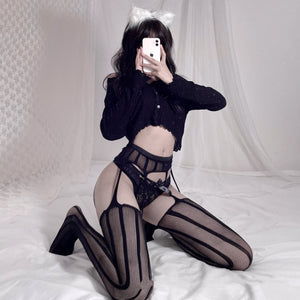 Garter Belt Open-end Free Stockings