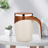 Rechargeable Automatic Coffee Cup, High Value Electric Stirring Lazy Milkshake Rotating Magnetic Water Cup