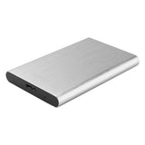 USB 3.0 Aluminum Alloy External Hard Drive Enclosure – Screw-free HDD/SSD Case, No Memory