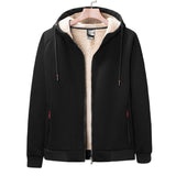Hooded Men's Cashmere Simple Plus-size Jacket
