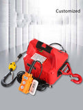 Portable Mini Electric Hoist 220V – Small Household Crane with Wire Rope