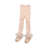 Spring Summer Mesh Girls' Tights, Baby Princess Leggings, Cute Flower Soft Cotton Children's Stockings