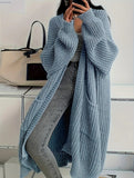Style Icon, Loose Thick Knitted Coat for Women
