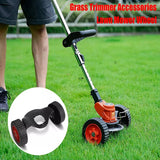 Grass Trimmer Wheel Attachment – Portable Lawn Mower Roller Support Tool