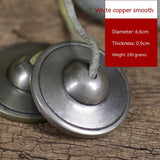Percussion Instrument, Indian Tibetan Pure Copper Clip Bell, Handmade Finger Cymbals