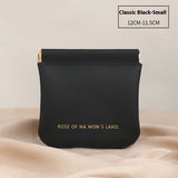 New Camellia Classic Style, Hand-held, Good-looking Portable Cosmetic Bag
